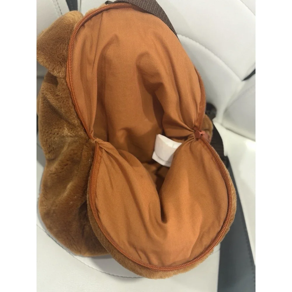 1997 SCOOBY DOO 3D Head Vintage Plush Backpack Bag Warner Bros Studio Kids Store
